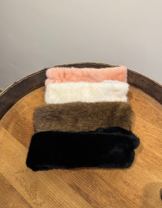 Bandeau en fourrure (4 coloris)